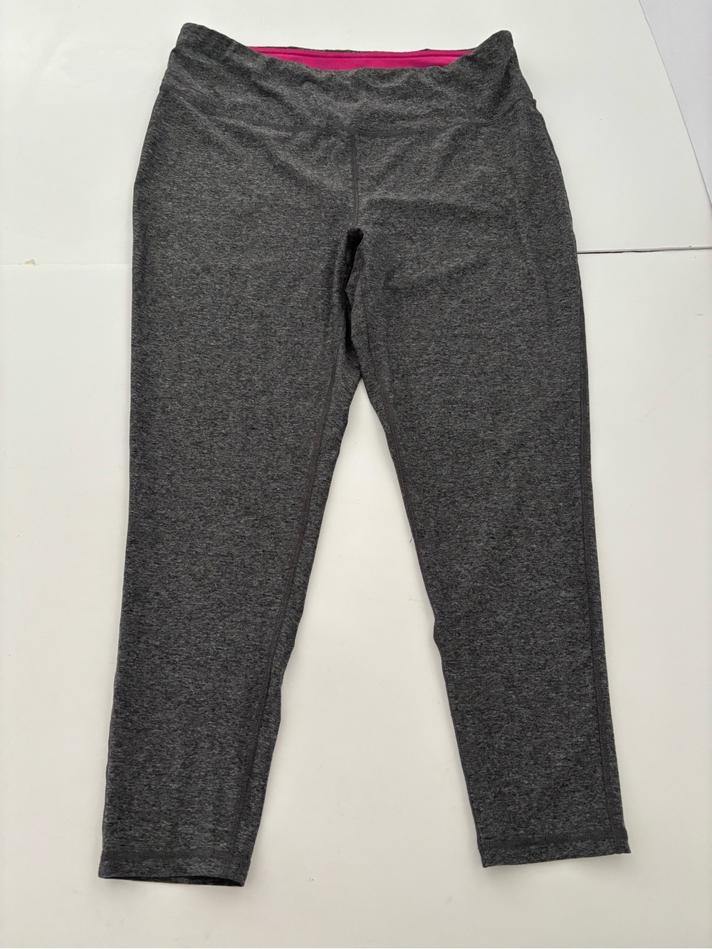 NYL Gray Activewear Ankle Leggings Size 2X